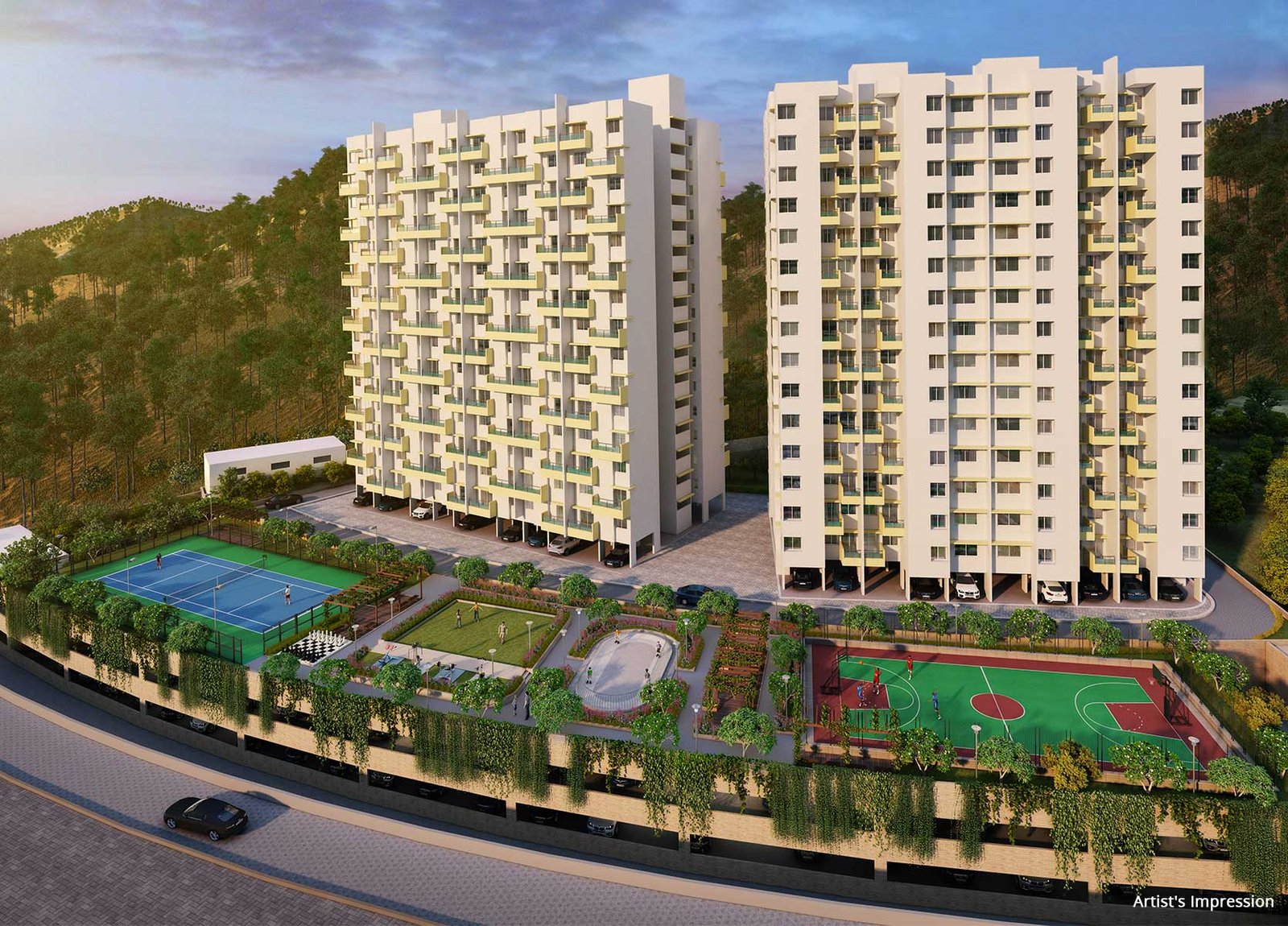 Kolte Patil Three Jewels Moonstone